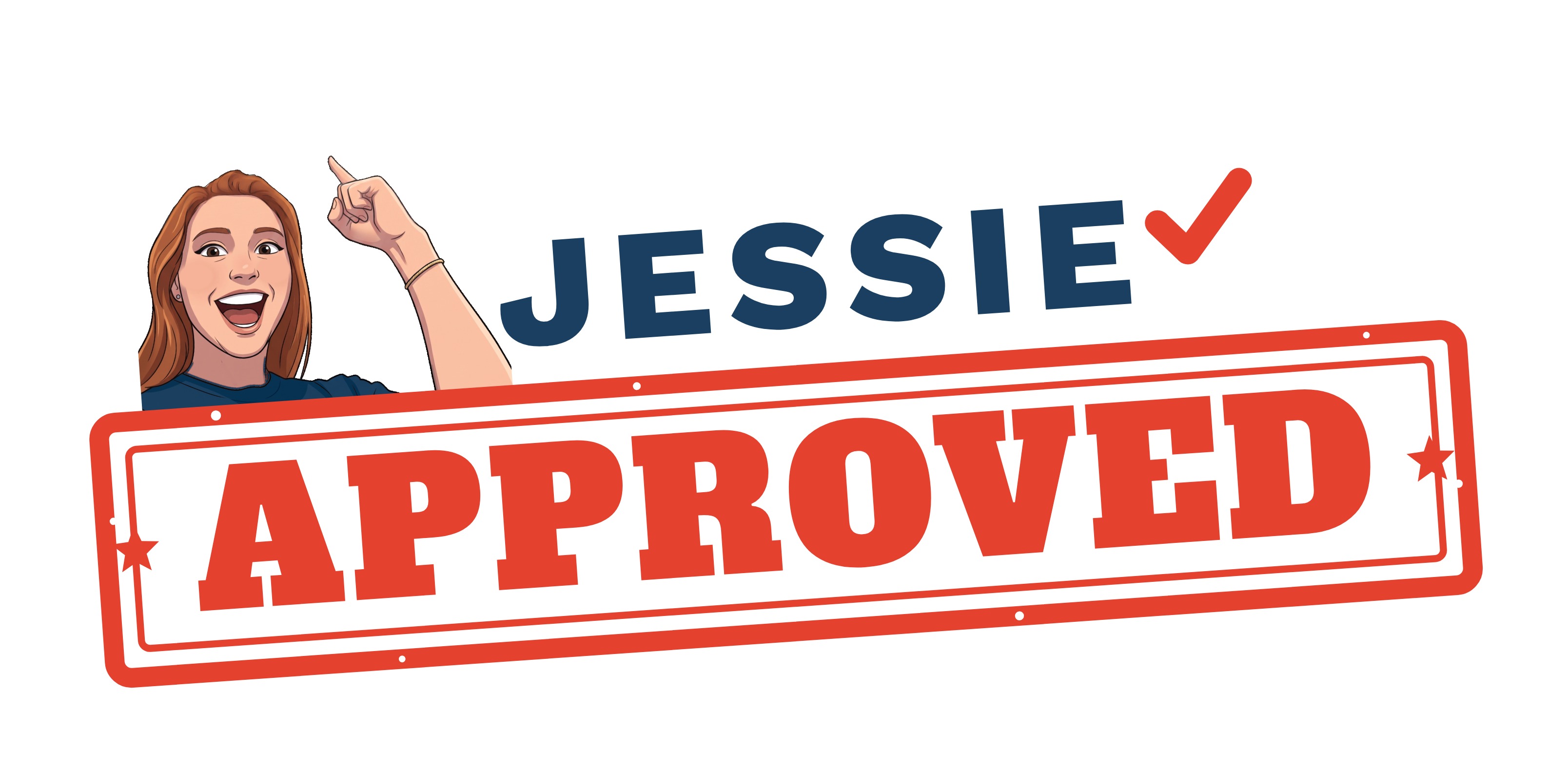 Jessie Approved logo, light version